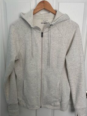 tek gear Light Heather Gray Full-Zip Hooded Sweatshirt